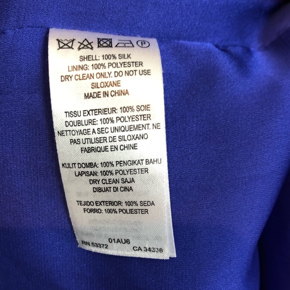 Pippa Silk Purple Floral Print Batwing Dress 4 - Picture 6 of 7